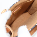 LOUIS VUITTON Pre Owned SINCE 1854 Petit Sac Plat 2way Navy M80288 Auth 132611M-10