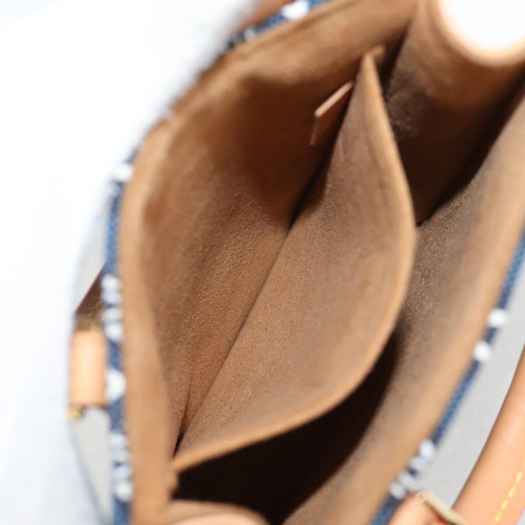 LOUIS VUITTON Pre Owned SINCE 1854 Petit Sac Plat 2way Navy M80288 Auth 132611M