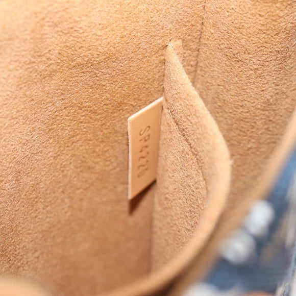 LOUIS VUITTON Pre Owned SINCE 1854 Petit Sac Plat 2way Navy M80288 Auth 132611M