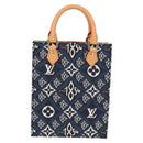 LOUIS VUITTON Pre Owned SINCE 1854 Petit Sac Plat 2way Navy M80288 Auth 132611M-13