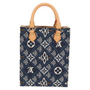 LOUIS VUITTON Pre Owned SINCE 1854 Petit Sac Plat 2way Navy M80288 Auth 132611SAM-2