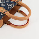 LOUIS VUITTON Pre Owned SINCE 1854 Petit Sac Plat 2way Navy M80288 Auth 132611SAM-7