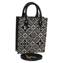 LOUIS VUITTON Pre Owned SINCE 1854 Petit Sac Plat 2way Black M80484 Auth 132612M-1