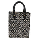 LOUIS VUITTON Pre Owned SINCE 1854 Petit Sac Plat 2way Black M80484 Auth 132612SAM-13