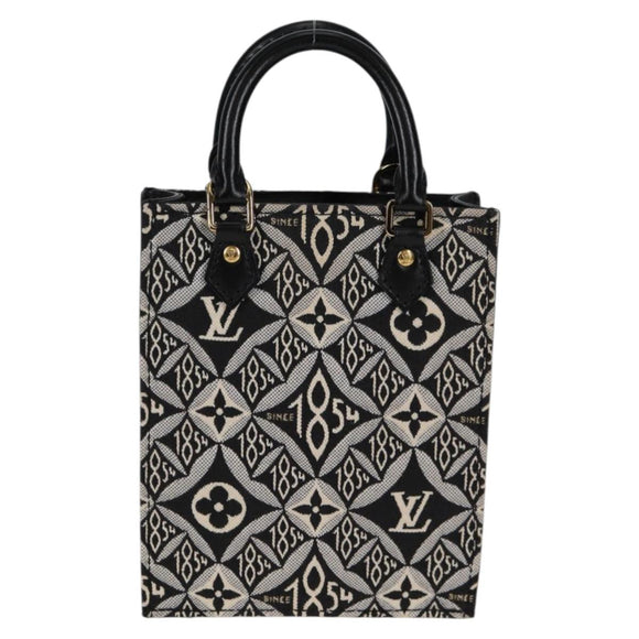 LOUIS VUITTON Pre Owned SINCE 1854 Petit Sac Plat 2way Black M80484 Auth 132612SAM