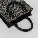LOUIS VUITTON Pre Owned SINCE 1854 Petit Sac Plat 2way Black M80484 Auth 132612M-6