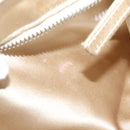 PRADA Shoulder Bag Leather White Silver Auth 132616V-25