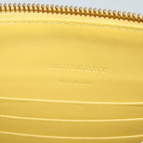 BURBERRY Nova Check Shoulder Bag Canvas Beige Gold Auth 132629