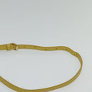 BURBERRY Nova Check Shoulder Bag Canvas Beige Gold Auth 132629-8