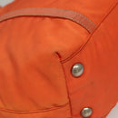 PRADA Tote Bag Nylon Orange Silver Auth 132636-17