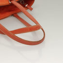 PRADA Tote Bag Nylon Orange Silver Auth 132636-7