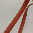PRADA Tote Bag Nylon Orange Silver Auth 132636-8