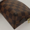 LOUIS VUITTON Damier Ebene Pochette Cosmetic PM Pouch N47516 LV Auth 132638-16