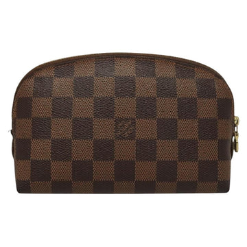LOUIS VUITTON Damier Ebene Pochette Cosmetic PM Pouch N47516 LV Auth 132638 - 0