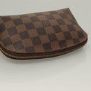 LOUIS VUITTON Damier Ebene Pochette Cosmetic PM Pouch N47516 LV Auth 132638-5