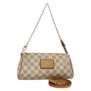 LOUIS VUITTON Damier Azur Eva Shoulder Bag 2way N55214 LV Auth 132641-1