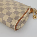 LOUIS VUITTON Damier Azur Eva Shoulder Bag 2way N55214 LV Auth 132641-15
