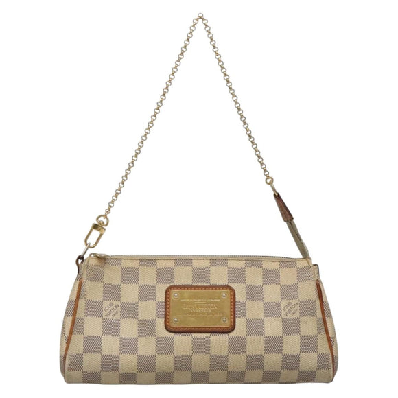 LOUIS VUITTON Damier Azur Eva Shoulder Bag 2way N55214 LV Auth 132641