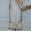 LOUIS VUITTON Damier Azur Eva Shoulder Bag 2way N55214 LV Auth 132641-22