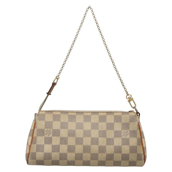 LOUIS VUITTON Damier Azur Eva Shoulder Bag 2way N55214 LV Auth 132641