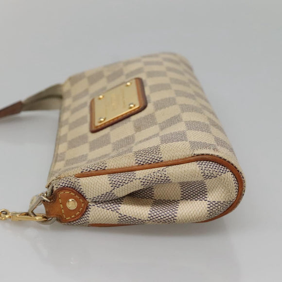 LOUIS VUITTON Damier Azur Eva Shoulder Bag 2way N55214 LV Auth 132641