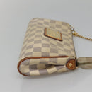 LOUIS VUITTON Damier Azur Eva Shoulder Bag 2way N55214 LV Auth 132641-4