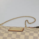 LOUIS VUITTON Damier Azur Eva Shoulder Bag 2way N55214 LV Auth 132641-8