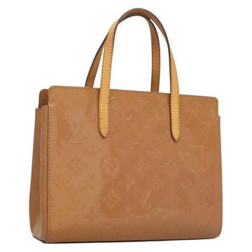 LOUIS VUITTON Monogram Vernis Catalina BB Hand Bag Rose Velur M90015 Auth 132647
