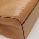 LOUIS VUITTON Monogram Vernis Catalina BB Hand Bag Rose Velur M90015 Auth 132647-10