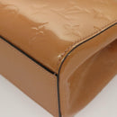 LOUIS VUITTON Monogram Vernis Catalina BB Hand Bag Rose Velur M90015 Auth 132647-11