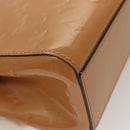 LOUIS VUITTON Monogram Vernis Catalina BB Hand Bag Rose Velur M90015 Auth 132647-12