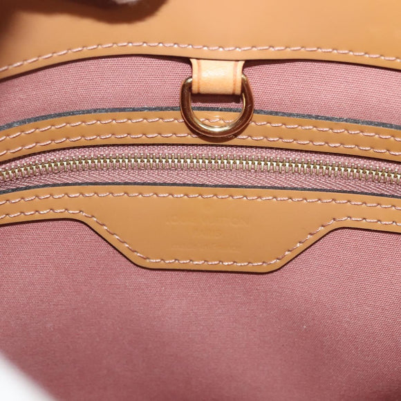 LOUIS VUITTON Monogram Vernis Catalina BB Hand Bag Rose Velur M90015 Auth 132647