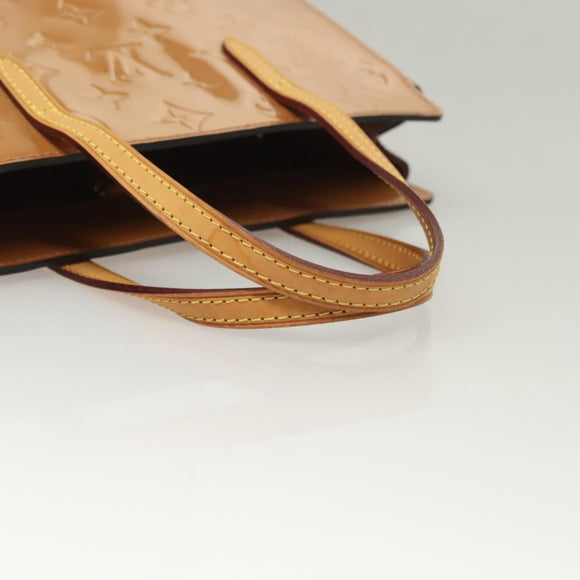 LOUIS VUITTON Monogram Vernis Catalina BB Hand Bag Rose Velur M90015 Auth 132647