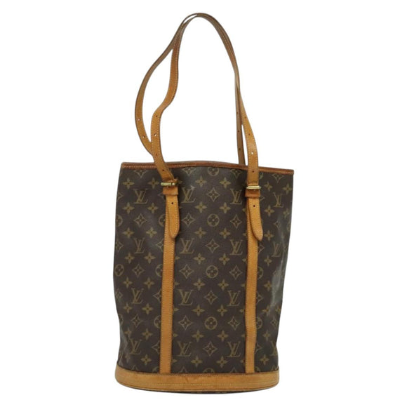 LOUIS VUITTON Monogram Bucket GM Shoulder Bag M42236 LV Auth 132651