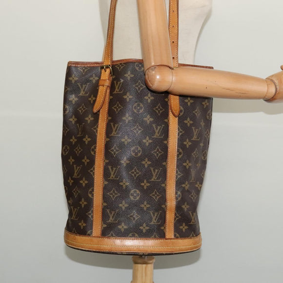 LOUIS VUITTON Monogram Bucket GM Shoulder Bag M42236 LV Auth 132651