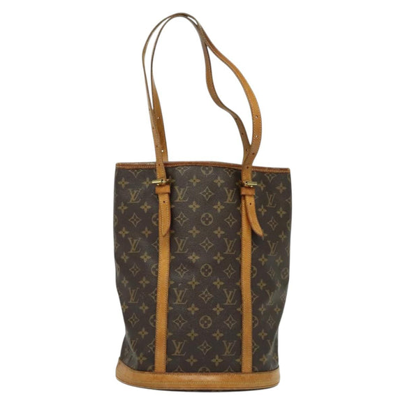 LOUIS VUITTON Monogram Bucket GM Shoulder Bag M42236 LV Auth 132651
