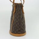 LOUIS VUITTON Monogram Bucket GM Shoulder Bag M42236 LV Auth 132651-3