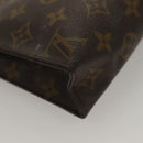 LOUIS VUITTON Monogram Poche Toilette 19 Pouch M47544 LV Auth 132654-15