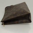 LOUIS VUITTON Monogram Poche Toilette 19 Pouch M47544 LV Auth 132654-3