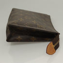 LOUIS VUITTON Monogram Poche Toilette 19 Pouch M47544 LV Auth 132654-4