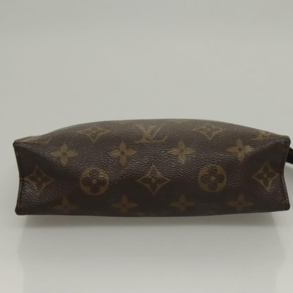 LOUIS VUITTON Monogram Poche Toilette 19 Pouch M47544 LV Auth 132654