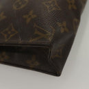 LOUIS VUITTON Monogram Poche Toilette 19 Pouch M47544 LV Auth 132654-7