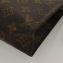 LOUIS VUITTON Monogram Poche Toilette 19 Pouch M47544 LV Auth 132654-14