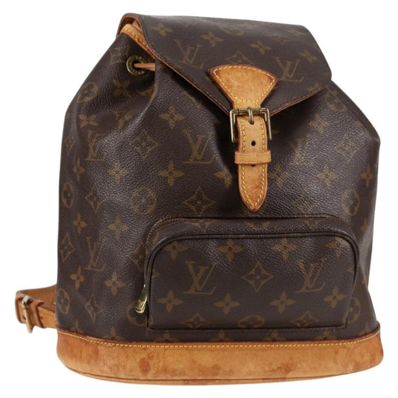 LOUIS VUITTON Monogram Montsouris MM Backpack M51136 LV Auth 132659