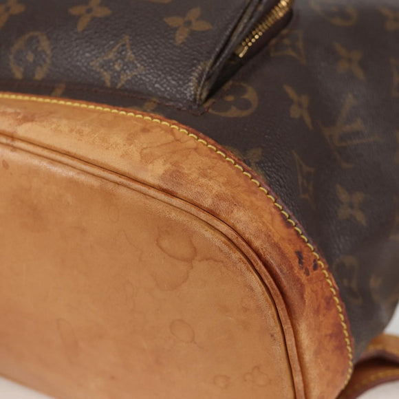 LOUIS VUITTON Monogram Montsouris MM Backpack M51136 LV Auth 132659
