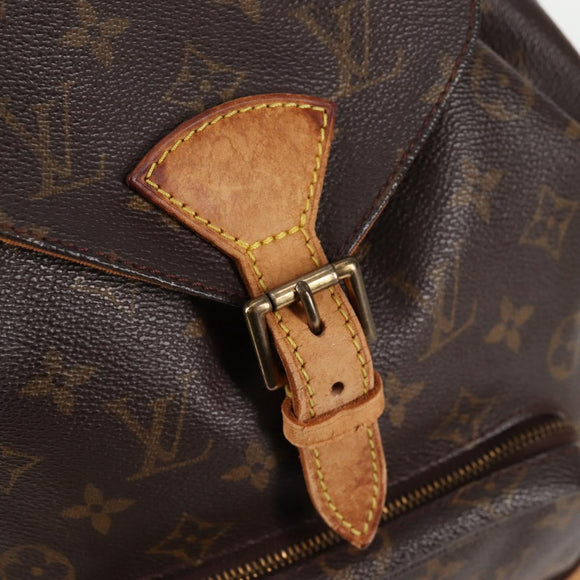LOUIS VUITTON Monogram Montsouris MM Backpack M51136 LV Auth 132659