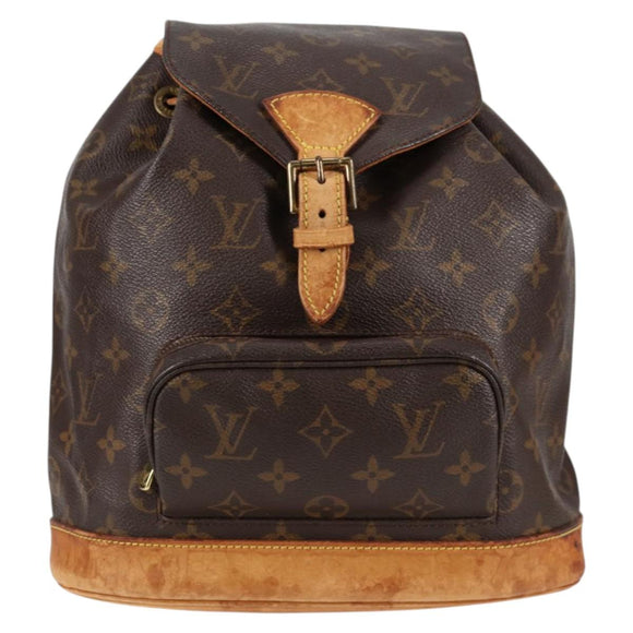 LOUIS VUITTON Monogram Montsouris MM Backpack M51136 LV Auth 132659