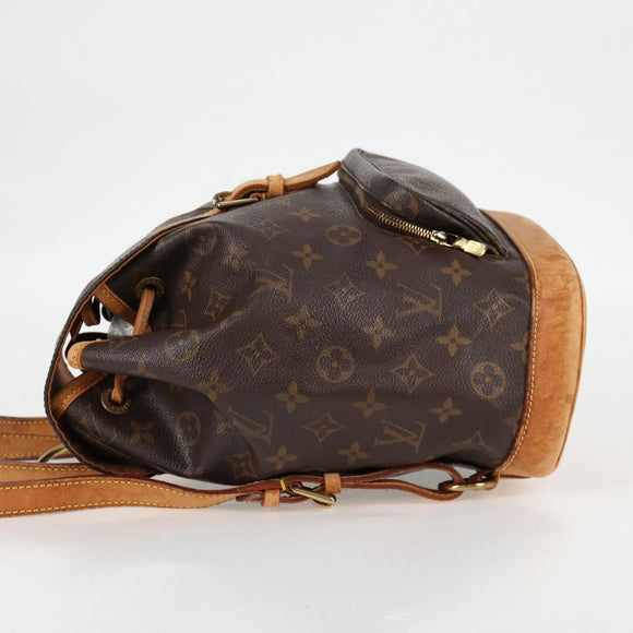 LOUIS VUITTON Monogram Montsouris MM Backpack M51136 LV Auth 132659