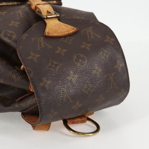 LOUIS VUITTON Monogram Montsouris MM Backpack M51136 LV Auth 132659