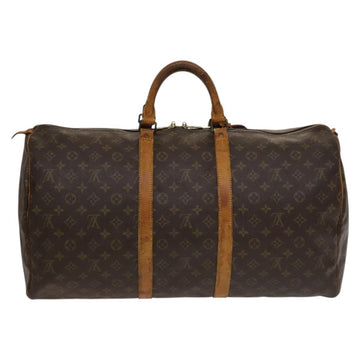 LOUIS VUITTON Monogram Keepall 55 Boston Bag M41424 LV Auth 132665 - 0